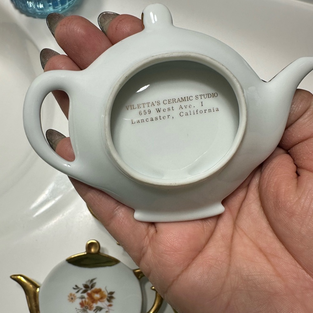 Vintage Teapot Trinket Dish - Picture 5 of 5